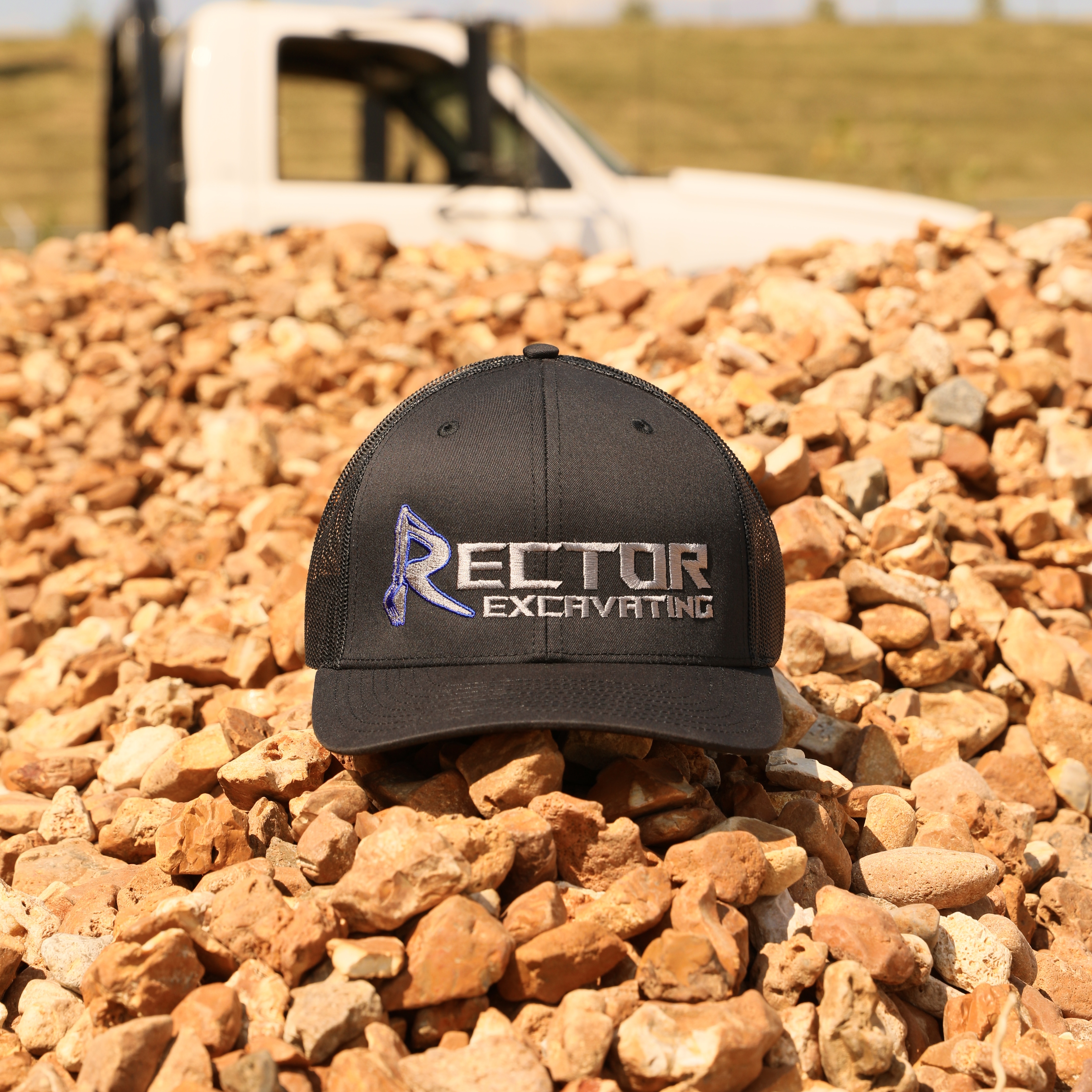 Rector Excavating Logo Hats